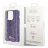 Guess GUHCP15LPSFDGSU iPhone 15 Pro 6.1 fioletowy/purple hardcase Sequin Script Metal